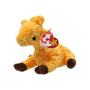 Ty Yellow and Brown Giraffe Stuffed Animal